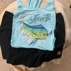 Bundle of tank top and shorts